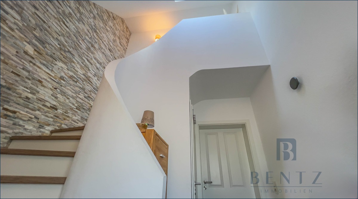 Wendeltreppe zum Obergeschoss