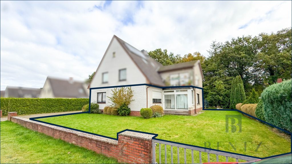 Erdgeschosswohnung mit Gartenanteil