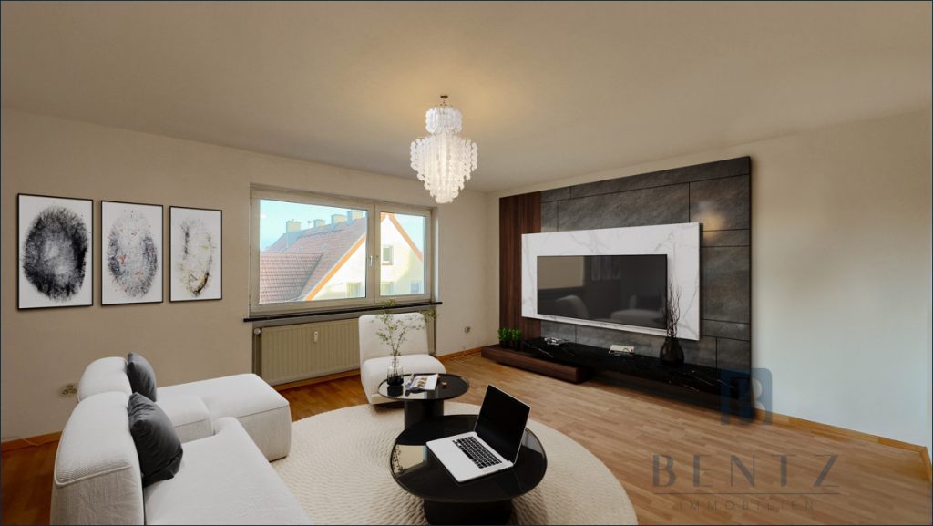 Renovierungsbeispiel Wohnzimmer