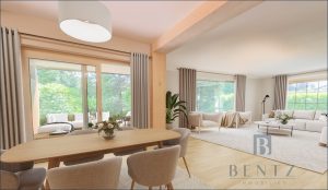 Wohn-Essbereich Visualisierung