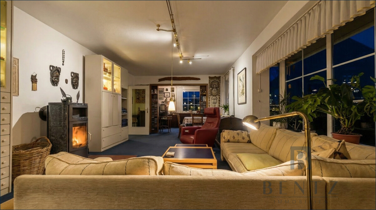 Abendstimmung Wohnzimmer