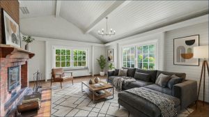 Kaminzimmer Visualisierung