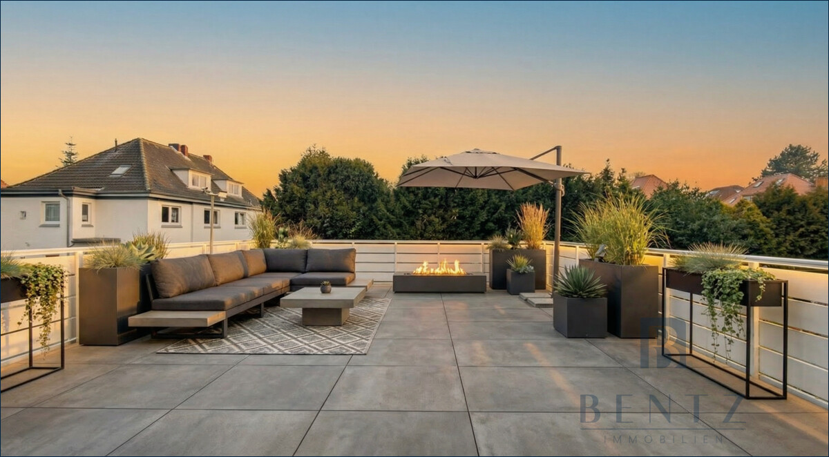 Terrasse visualisiert