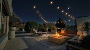 Abendstimmung visualisiert