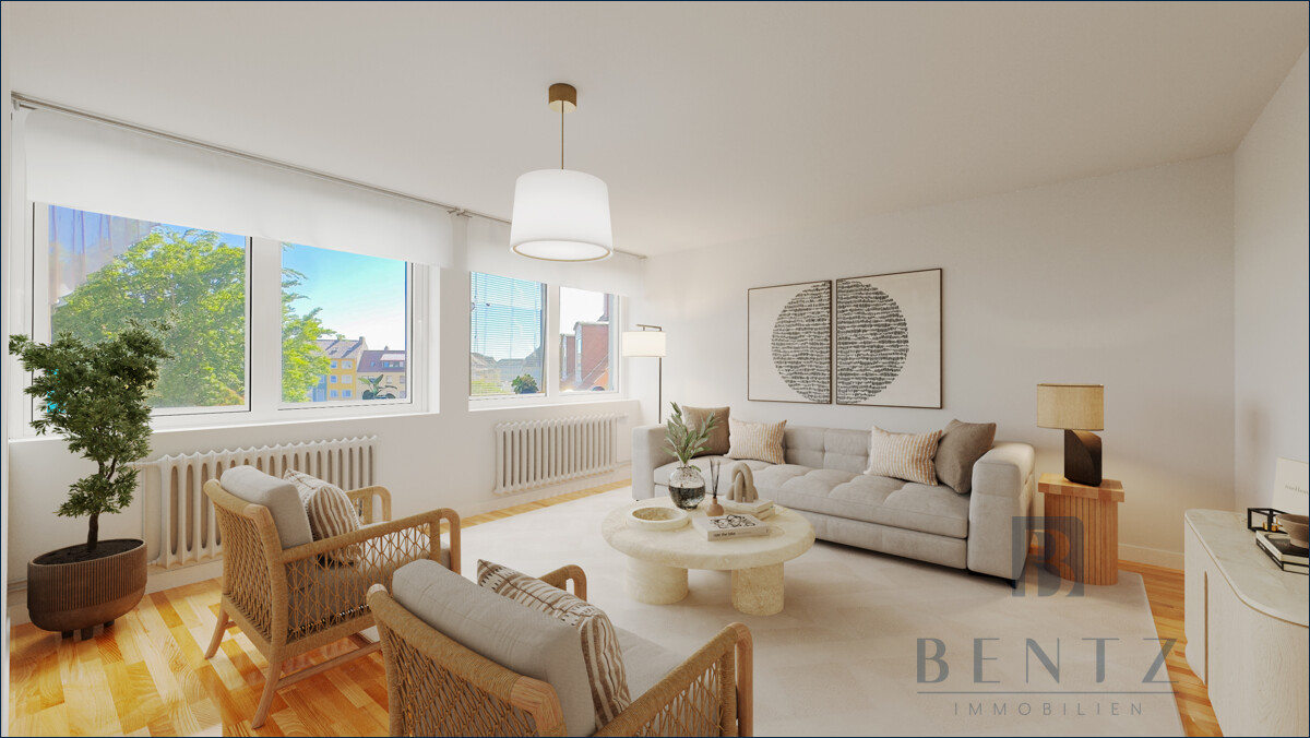 Wohnzimmer visualisiert