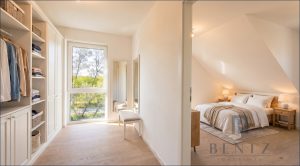 Ankleide und Schlafzimmer