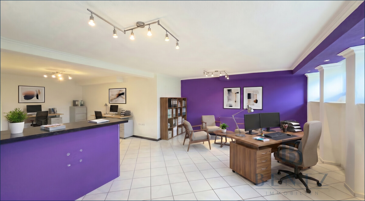 Büro/Studio/Wohnzimmer Untergeschoss (visualisiert)