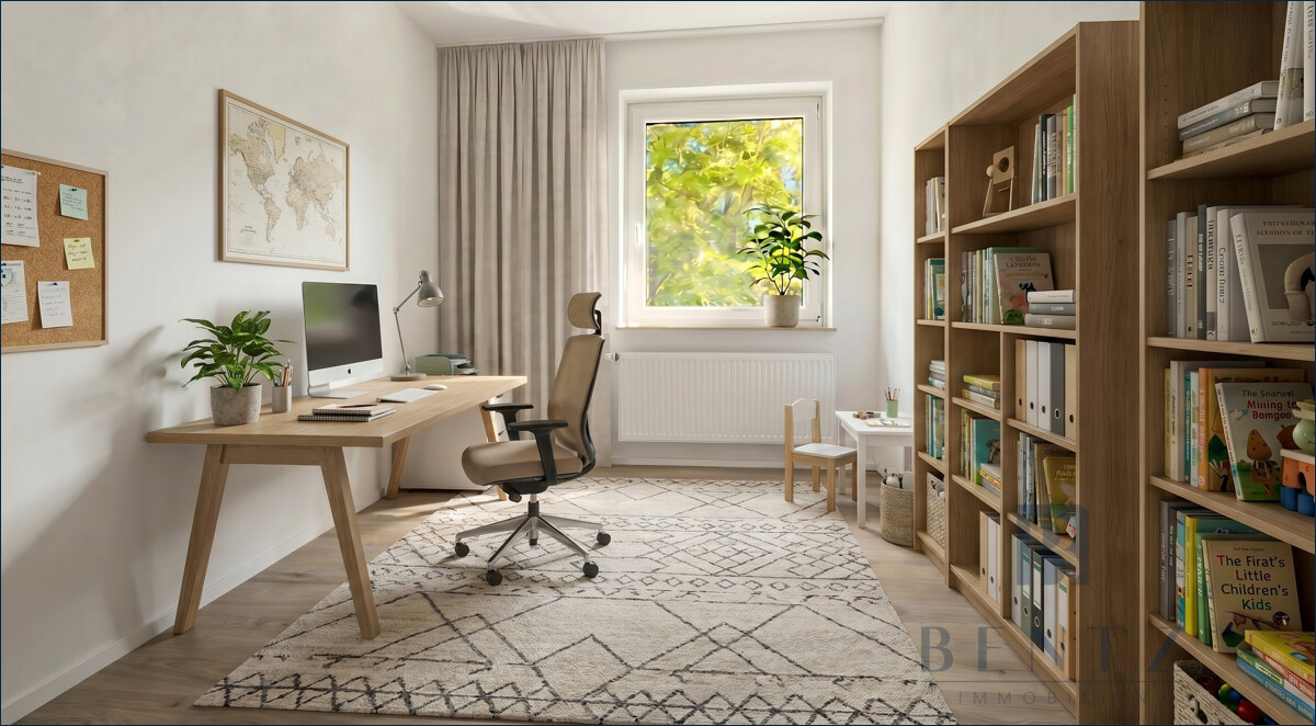Büro/Kinderzimmer (visualisiert)