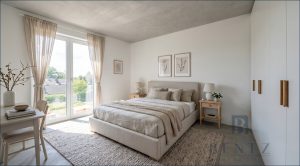 Schlafzimmer visualisiert