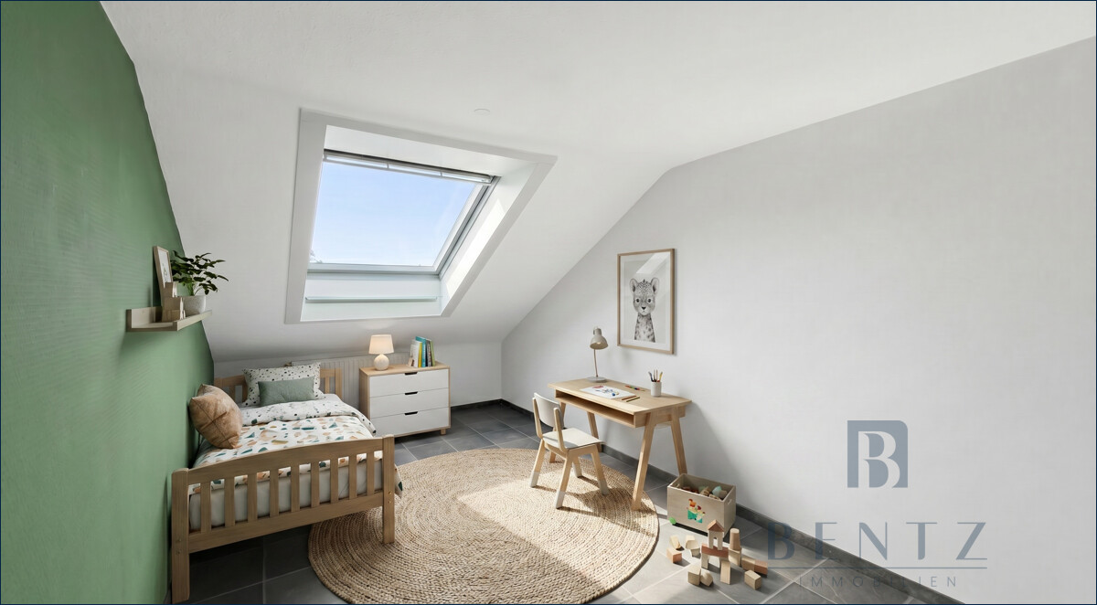 Zimmer 5 Dachgeschoss  - Einrichtungsbeispiel
