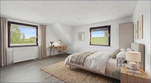 Schlafzimmer 1 Dachgeschoss - Einrichtungsbeispiel
