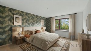 Schlafzimmer visualisiert