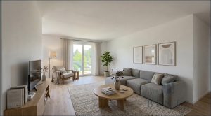 Wohnzimmer visualisiert