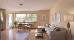 Wohnzimmer visualisert