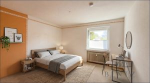 Schlafzimmer visualisiert