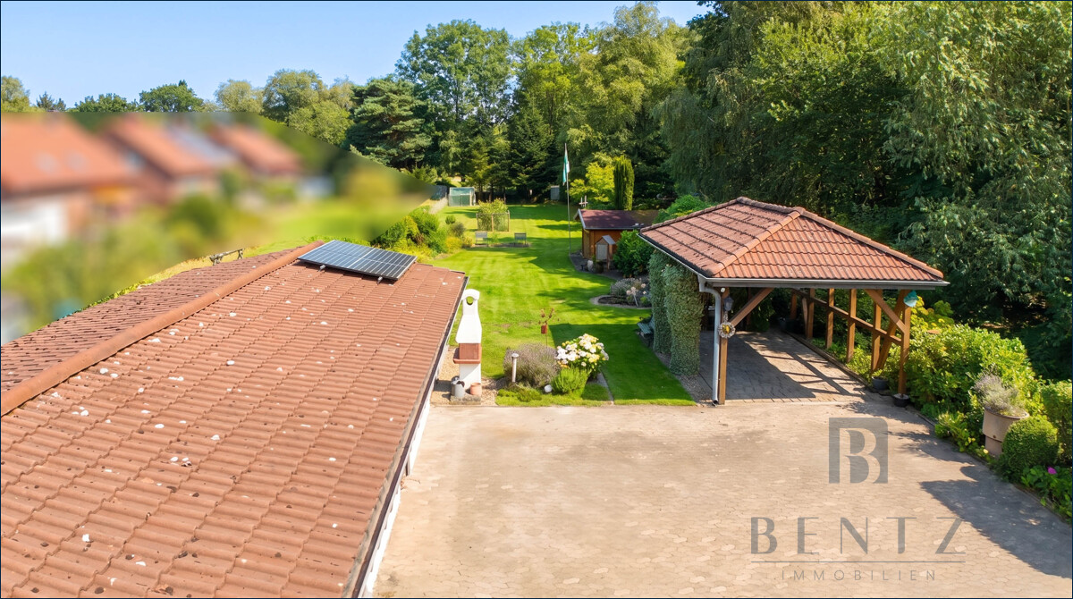 Garten und Carport