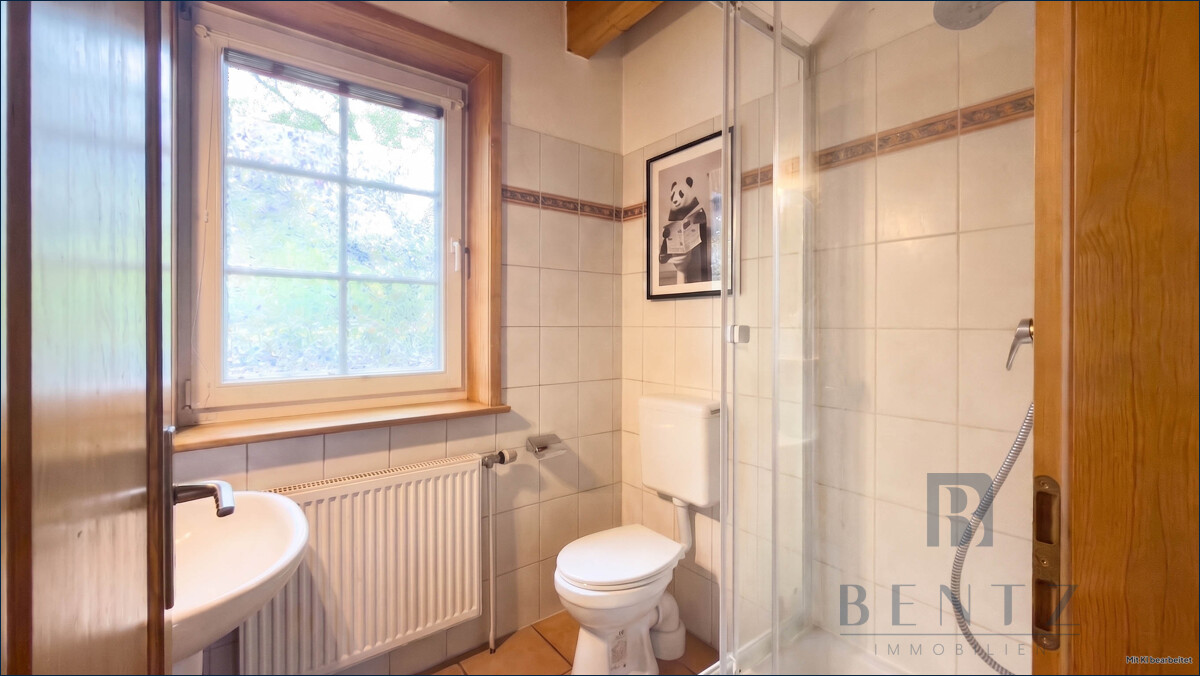 Badezimmer mit Dusche Erdgeschoss