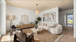 Wohnzimmer visualisiert