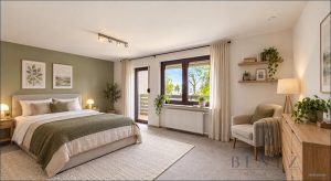 Schlafzimmer Obergeschoss - Einrichtungsbeispiel