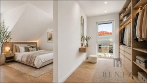 Schlafzimmer / Ankleide visualisiert