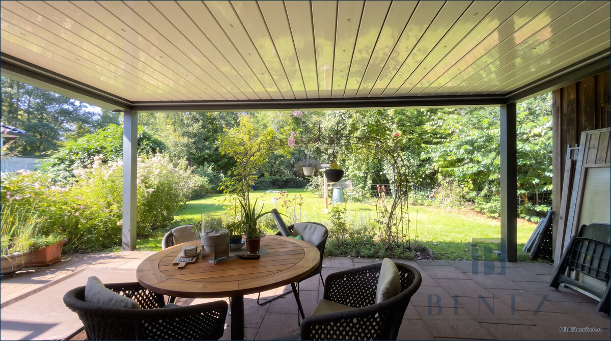 Überdachte Terrasse