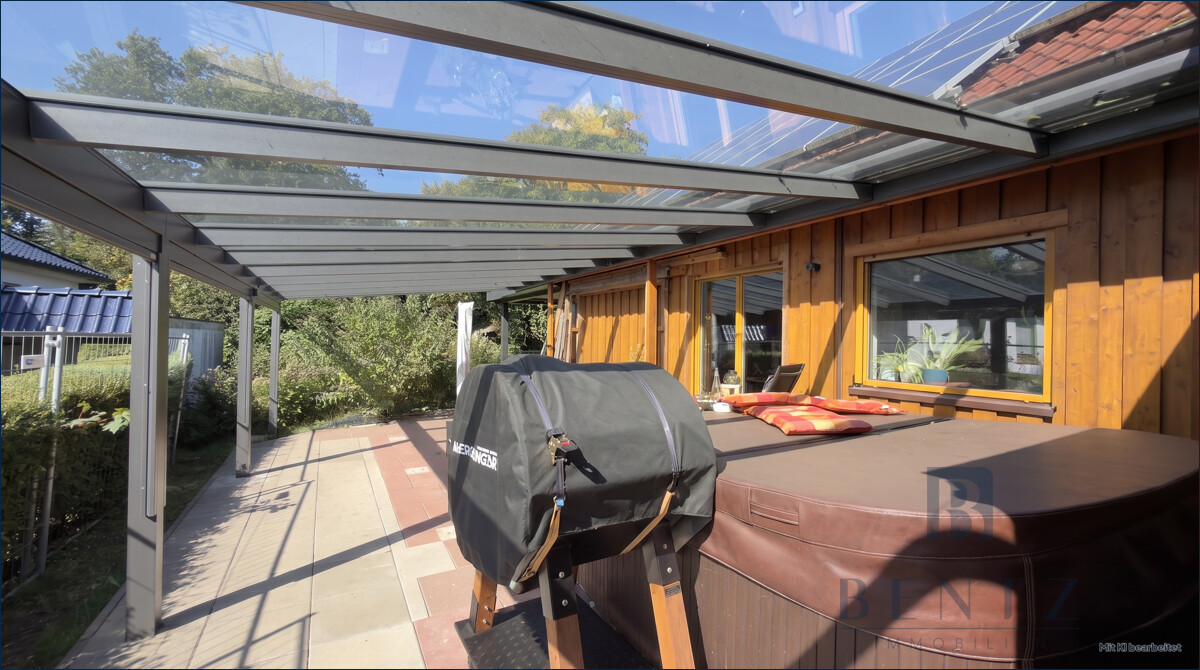 Überdachte Terrasse