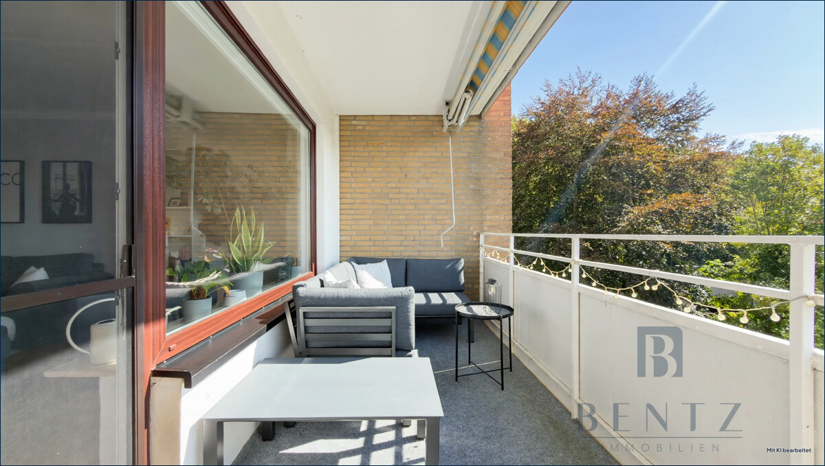 Süd-West Balkon