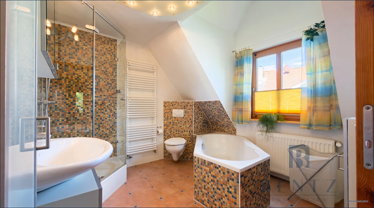 Badezimmer Dachgeschoss