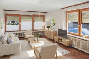 Wohnzimmer Erdgeschoss - Einrichtungsbeispiel