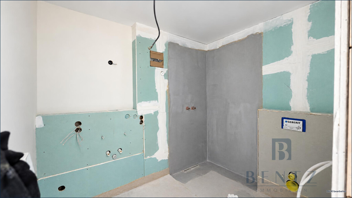 Badezimmer im Ausbau