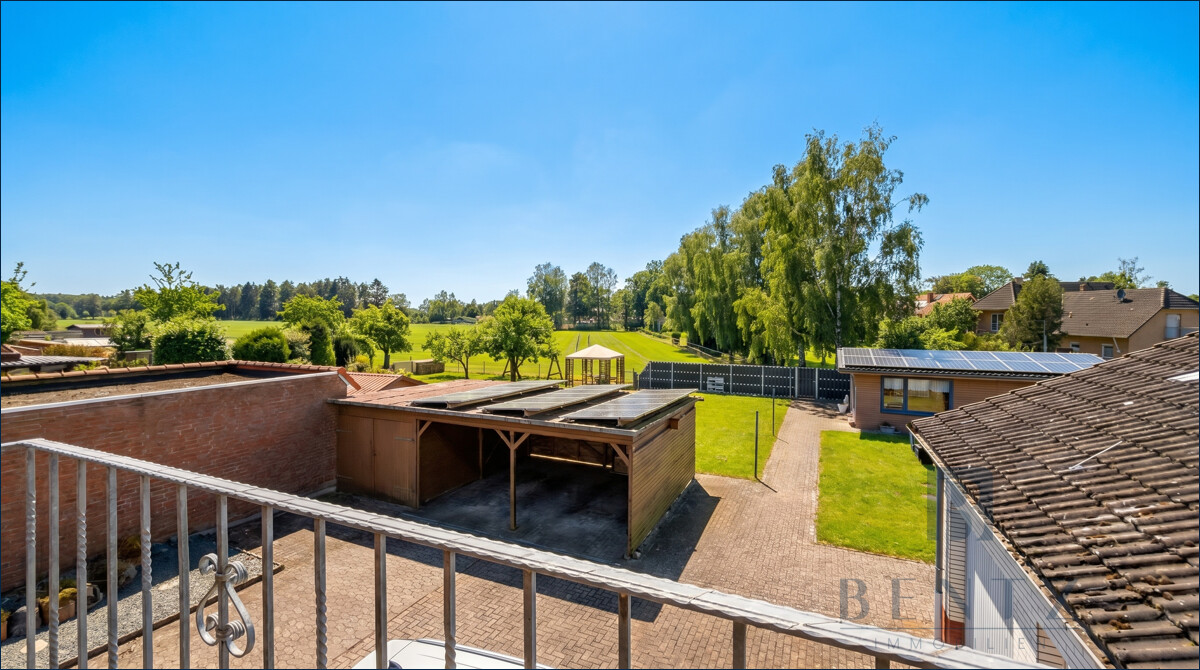 Ausblick vom Balkon