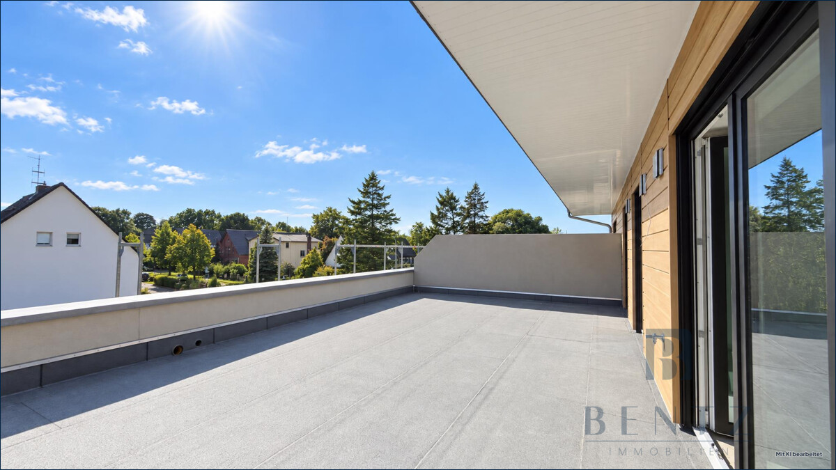 WE07 -Dachterrasse im Bau