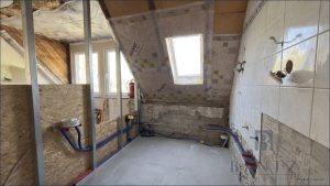 Badezimmer DG Rohbau