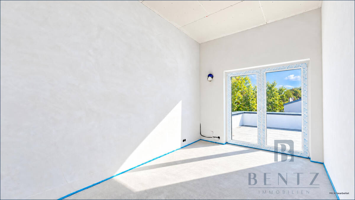 Zimmer im Rohbau