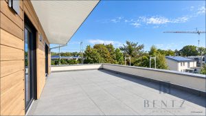 Dachterrasse im Rohbau