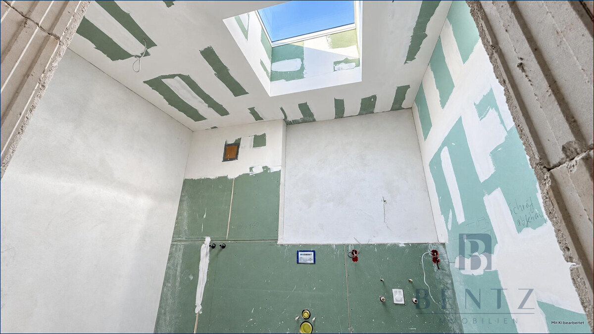 Badezimmer im Rohbau