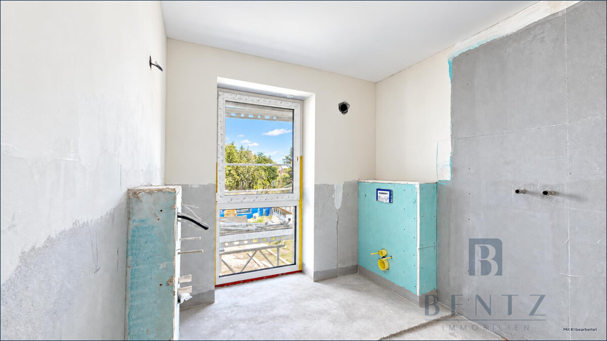 Badezimmer im Rohbau