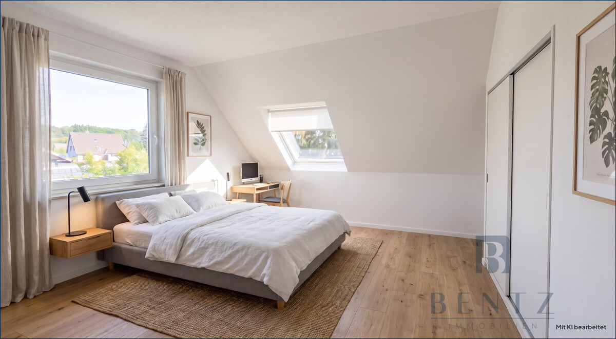 Schlafzimmer DG Einrichtungsbeispiel