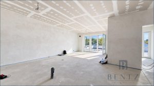 Wohnbereich im Rohbau