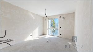 Zimmer im Rohbau
