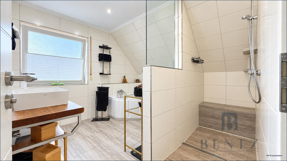 Badezimmer Dachgeschoss